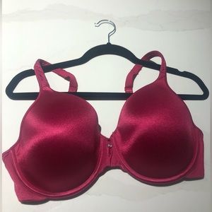 Classy red, soft cup, underwire bra, 38D